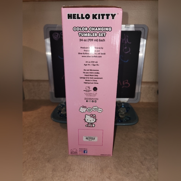 4-PACK] HELLO KITTY Color Changing Cold Tumbler Set ~ BNIB - Picture 11 of 11